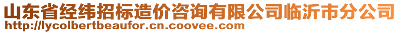 山東省經(jīng)緯招標(biāo)造價(jià)咨詢有限公司臨沂市分公司