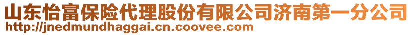 山東怡富保險代理股份有限公司濟南第一分公司