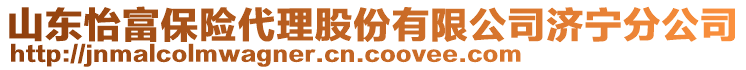 山東怡富保險代理股份有限公司濟(jì)寧分公司