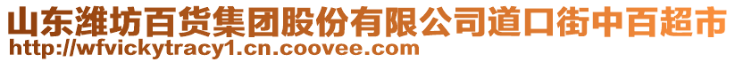 山東濰坊百貨集團股份有限公司道口街中百超市