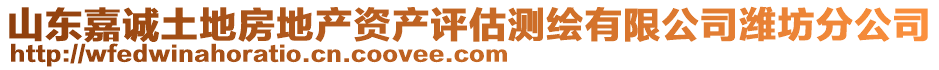 山東嘉誠土地房地產(chǎn)資產(chǎn)評(píng)估測(cè)繪有限公司濰坊分公司