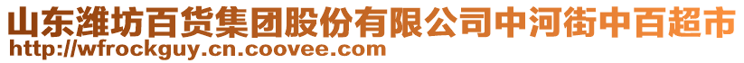 山東濰坊百貨集團(tuán)股份有限公司中河街中百超市