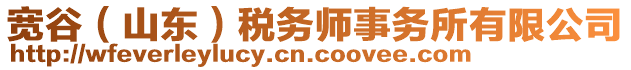 寬谷(山東)稅務師事務所有限公司