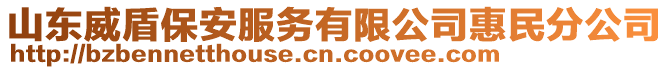 山東威盾保安服務(wù)有限公司惠民分公司