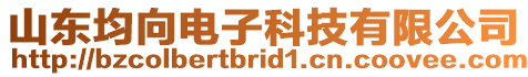 山東均向電子科技有限公司