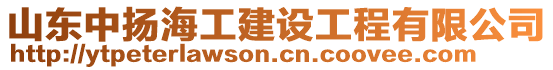 山東中揚(yáng)海工建設(shè)工程有限公司