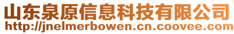 山東泉原信息科技有限公司