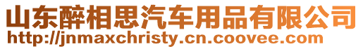 山東醉相思汽車(chē)用品有限公司