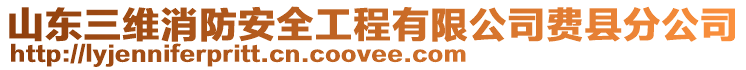 山東三維消防安全工程有限公司費(fèi)縣分公司