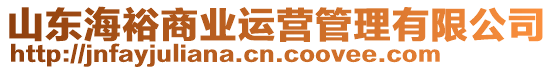 山東海裕商業(yè)運營管理有限公司