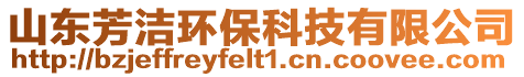 山東芳潔環(huán)保科技有限公司