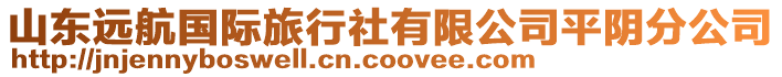 山東遠航國際旅行社有限公司平陰分公司