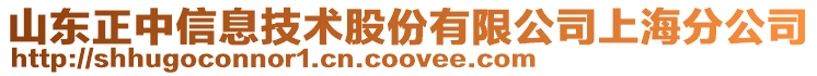 山東正中信息技術股份有限公司上海分公司