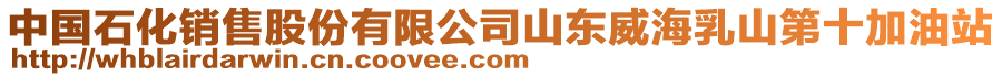 中國(guó)石化銷(xiāo)售股份有限公司山東威海乳山第十加油站