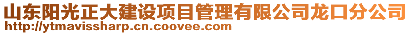 山東陽光正大建設項目管理有限公司龍口分公司
