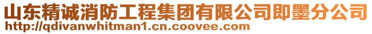 山東精誠消防工程集團有限公司即墨分公司