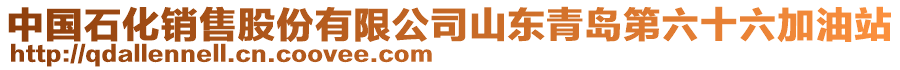 中國(guó)石化銷售股份有限公司山東青島第六十六加油站