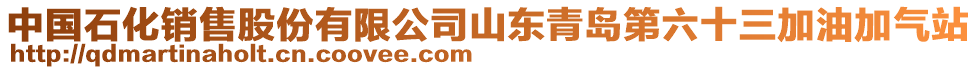 中国石化销售股份有限公司山东青岛第六十三加油加气站