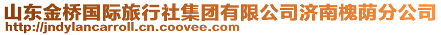 山東金橋國際旅行社集團(tuán)有限公司濟(jì)南槐蔭分公司