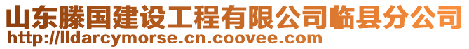 山東滕國建設(shè)工程有限公司臨縣分公司
