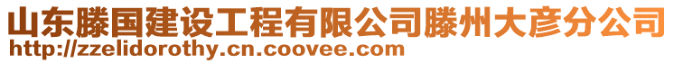 山東滕國建設工程有限公司滕州大彥分公司