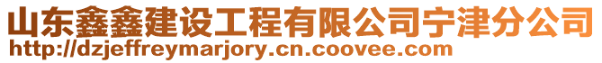 山東鑫鑫建設工程有限公司寧津分公司