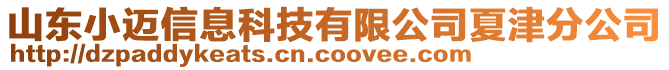 山東小邁信息科技有限公司夏津分公司