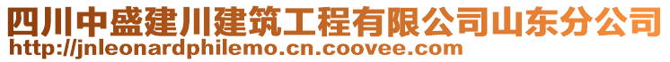 四川中盛建川建筑工程有限公司山東分公司