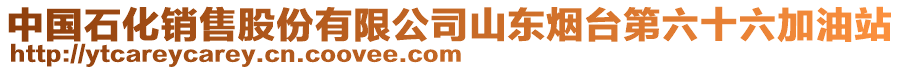 中國(guó)石化銷(xiāo)售股份有限公司山東煙臺(tái)第六十六加油站