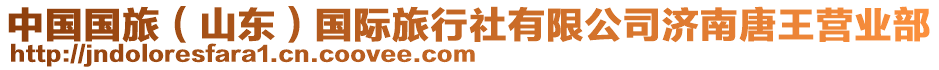 中國國旅(山東)國際旅行社有限公司濟南唐王營業部