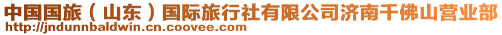 中國國旅(山東)國際旅行社有限公司濟南千佛山營業部