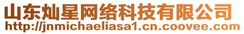 山東燦星網(wǎng)絡(luò)科技有限公司