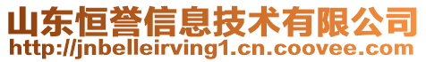 山东恒誉信息技术有限公司