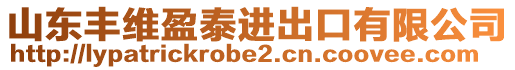 山東豐維盈泰進(jìn)出口有限公司