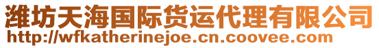 濰坊天海國(guó)際貨運(yùn)代理有限公司