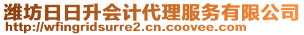 濰坊日日升會計(jì)代理服務(wù)有限公司