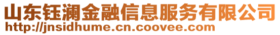 山东钰澜金融信息服务有限公司