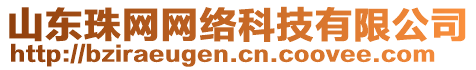 山東珠網(wǎng)網(wǎng)絡(luò)科技有限公司