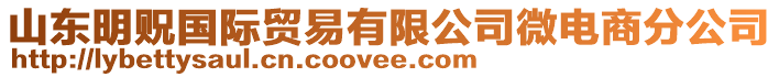 山東明貺國際貿易有限公司微電商分公司