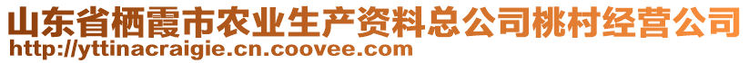 山東省棲霞市農(nóng)業(yè)生產(chǎn)資料總公司桃村經(jīng)營公司