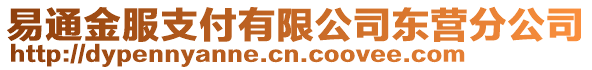 易通金服支付有限公司東營分公司