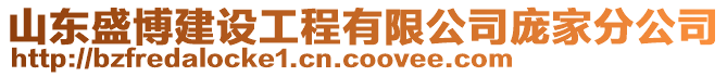 山東盛博建設(shè)工程有限公司龐家分公司