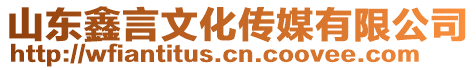 山東鑫言文化傳媒有限公司