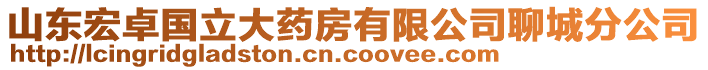 山東宏卓國立大藥房有限公司聊城分公司