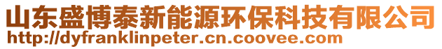 山東盛博泰新能源環保科技有限公司