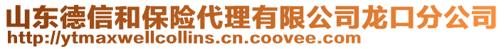 山東德信和保險代理有限公司龍口分公司