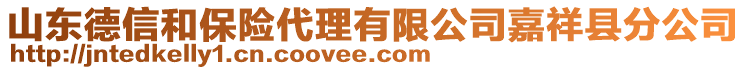 山東德信和保險代理有限公司嘉祥縣分公司