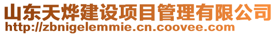 山東天燁建設項目管理有限公司