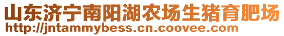 山東濟(jì)寧南陽湖農(nóng)場(chǎng)生豬育肥場(chǎng)