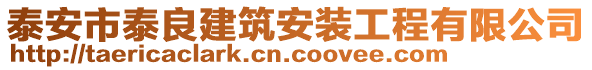 泰安市泰良建筑安裝工程有限公司